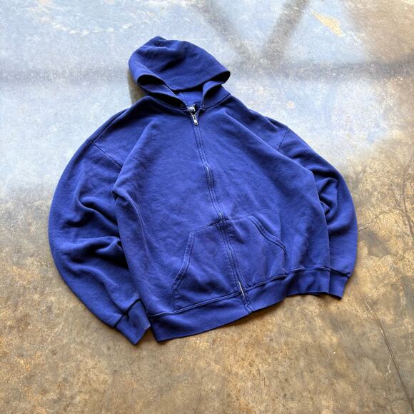 Beautiful Vintage 90s Lee Zip up sweatshirt - Picture 2 of 4